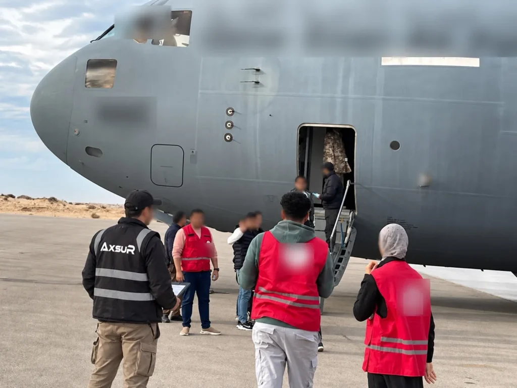 AxsuR coordinator overseeing a coordinated personnel movement